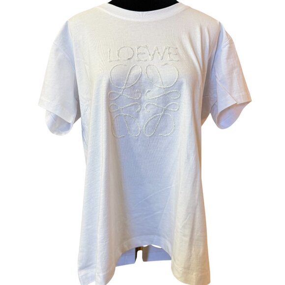 OVERSIZED LOEWE COTTON LOGO T SHIRT SIZE M/L NEW